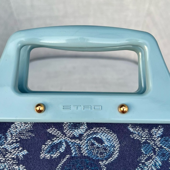 Etro Love Trotter Pegasus Hand Bag With Shoulder Strap Embroidered - Picture 7 of 12